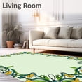 thumbnail image 2 of ODIKA 3'x5' Machine Washable Non-Slip Area Rug, Nature Inspired Blooming Fauna Artistic Decorative High Traffic Rug, Green, 575278, 2 of 7