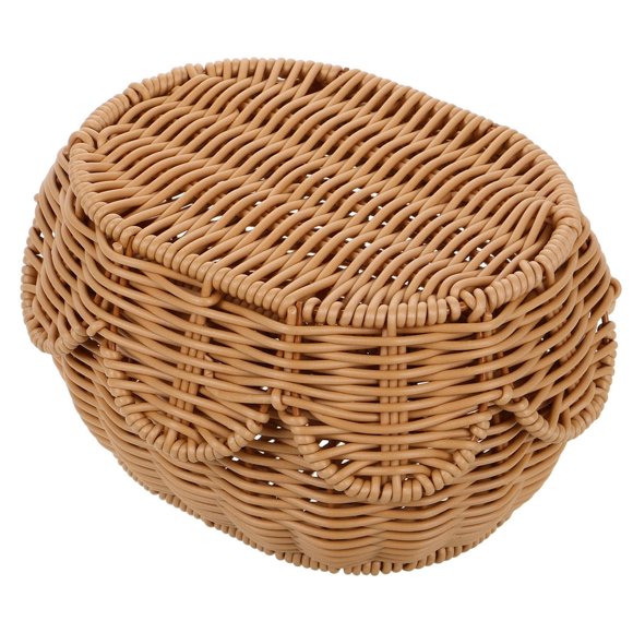 HLONKSeagrass Basket With Lid Lidded Storage Basket Wicker Storage Basket Organizer For Home And Office Storing Jewelry Accessories
