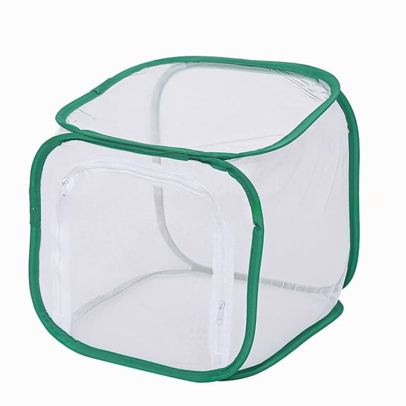 Collapsible Insect Butterfly Habitat Cage, Portable Bug Observation Mesh Cage for Kids Outdoor Nature Science, Foldable Ventilated Breeding Enclosure for Butterflies, Bees, Fireflies