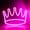 Pink - 14"x11", variant on Crown Neon Sign for Wall Decor, USB Power Led Neon Lights for Bedroom Birthday Wedding Party Decoration Neon Sign for Selfie Point to Enhence the Background - 17x13 Inch - Pink