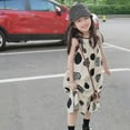 thumbnail image 4 of SILVERCELL Girls Sleevelss Dresses Summer Floral Sundress Casual Dresses Holiday Dress, 3-8 Years, 4 of 7