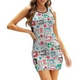 thumbnail image 1 of Sewing Pattern Square Neck Dress Sweet Summer Dress Women Elegant Halter Print Dress Sewing Sewing Machine Handmade Sew, 1 of 5