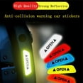 thumbnail image 4 of 4PCS Adhesive Auto Car Door Open Sticker Reflective Tape Safety Warning Decal Accessories, 4 of 5