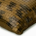 thumbnail image 2 of Cushion Cover For Couch, Decorative Antique Gold 18"x18" (45x45 cm) Pillow Covers, Art Silk Sequins Throw Pillow Covers, Checkered Pattern Modern Style - Checkered Gold, 2 of 3