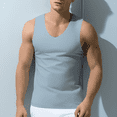 thumbnail image 2 of Men's 60S Long-Staple Cotton Sleeveless Sports Vest Tank Top, 2 of 4