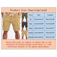 thumbnail image 4 of Aayomet Men'S Shorts Five-Point Pocket Short Color Solid Plus Size Loose Casual Men's Multi Pants Men's Big Men's Khaki,3XL, 4 of 5