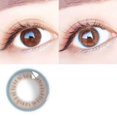 thumbnail image 4 of Lentes de contacto de 14,5 mm Lentes de contacto para ojos coloridas Arco iris azul y marrón 0 grados, 4 of 4