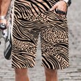 Leopard Luxury Graphic Beach Shorts Pants Men 3D Printed Surfing Board