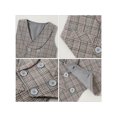thumbnail image 6 of CARETOO Infant Boy Clothes Suits Gentleman Dress Shirt Suspender Pants Bowtie Vest 4Pcs Outfit 3-18M, 6 of 7