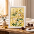 thumbnail image 5 of Gardjoe Framed Sunflower Pearl Painting Kit with 12x17cm Canvas for DIY Floral Art Decor, 5D Diamond Craft Set for Adults, Beginner-Friendly Home Accent, 5 of 5