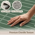 thumbnail image 6 of ODIKA 5'x7' Washable Area Rug Football Aged Gridiron Doormat Weathered Details Door Footaball for Dining Room, Under Table, Home Office, Non-Slip Chair-Friendly, 6 of 7