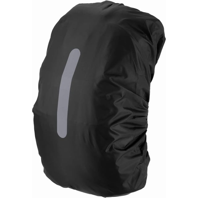 Waterproof Backpack Rain Cover, Non-Slip Cover with Vertical Reflective Strap Stay Dry for Hiking, Camping, Hunting