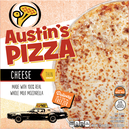 Austin's Pizza Thin Crust Cheese Pizza, 23.15 oz (Frozen)
