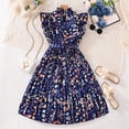 thumbnail image 3 of Tiijoy Big Girls Floral Ruffle Pleated Dress Sleeveless Princess Dress, Sizes 7-8, 3 of 8