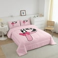 thumbnail image 3 of Erosebridal Personalized Alphabet P Comforter Sets Queen Size,Kawaii Initial Bedding Queen Comforter Set,Microfiber Reversible Bedding Sets Queen with Comforter,Teenager Bedroom Decor,3 Pieces, 3 of 8