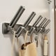thumbnail image 1 of Gancho de Pared Sin Taladro Gancho para Ropa Gancho para Baño Espacio para Inodoro Gancho de Aluminio Gancho para Puerta de Pared B, 1 of 5