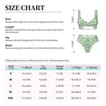 thumbnail image 6 of Wukai St Patrick's Day4 Women's Bikini Set Two Piece,wimsuit High Waisted V Neck Twist Front Adjustable Spaghetti Straps Bathing Suit-X-Large, 6 of 7