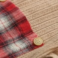 thumbnail image 4 of Qiylii Baby Boy Girl Cotton Romper Long Sleeve Plaid Pocket Jumpsuit,0-9M, 4 of 7
