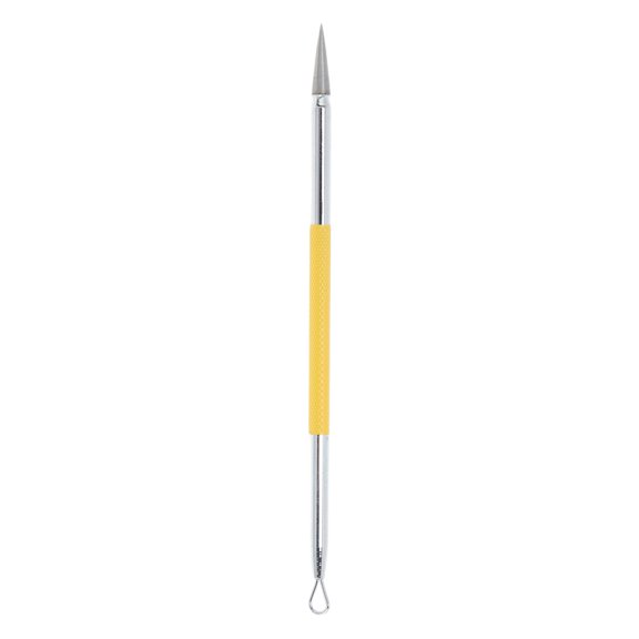 Unique Bargains 1 Pc Facial Double Headed Pimple Extractor Yellow