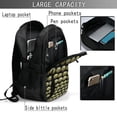 thumbnail image 4 of Pofeuu Cactus Farmland Print Storage Laptop Backpack with USB Charging Port[Water Resistant] College Computer Bookbag Fits, 4 of 7