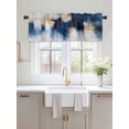 thumbnail image 2 of Valances for Windows Abstract Watercolor Rod Pocket Cafe Window Treatments Valance Curtains for Kitchen Bathroom Laundry Basement Windows 54"x18", 2 of 9