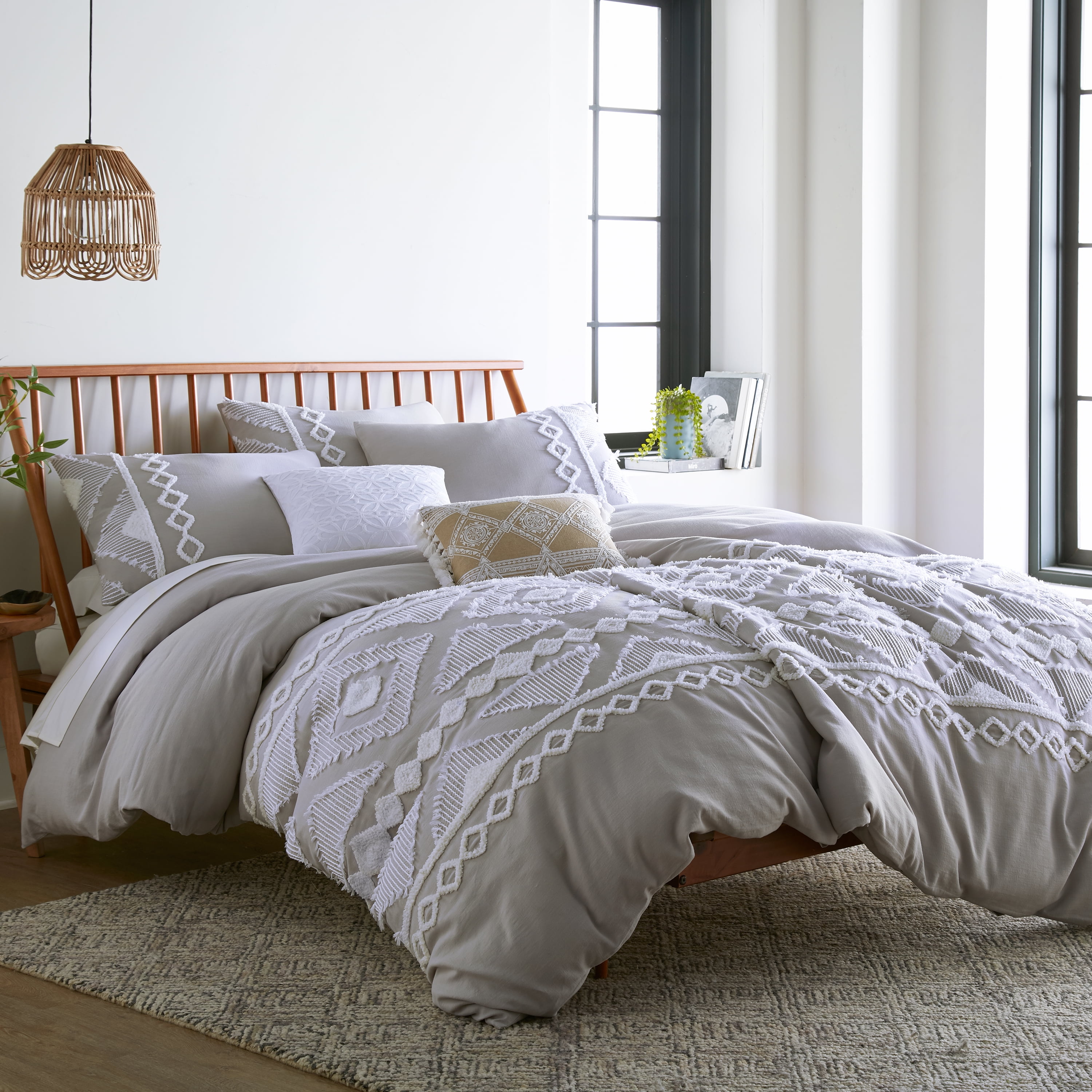 Levtex Home Harleson Comforter Set, Grey King Bedding