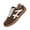 Brown, variant on HTHLVMD Retro Stripe Sneakers, Women's Casual Sneakers, Suede Sport Shoes, Women's Retro Gum Sole Fashion Sneakers Casual Retro Walking Shoes-Gum Sole Casual Tennis-Anti Slip Trainers, Beige 8