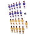 thumbnail image 1 of Football Men Player Replacement Parts, 22pcs Anti Fade Foosball Soccer Table Players Exquisite Craftsmanship  for 1.4M Soccer Table, 1 of 7