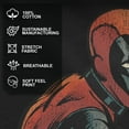 thumbnail image 4 of Marvel Men's Deadpool No One Cares Graphic Tee,, 4 of 10