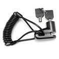 thumbnail image 3 of Frenos de ruedas antirrobo de acero con bloqueo de disco con cable para scooter M365 negro DQrwqpou  Accesorios para bicicletas, 3 of 5