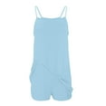 thumbnail image 3 of Trajes Casuales para las Mujeres de Verano, Cómodo Colgante Casual, Pantalones Cortos de Bolsillo, 3 of 5