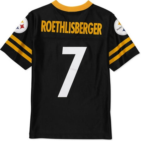 NFL - Boys' Pittsburgh Steelers #7 Ben Roethlisberger Jersey - Walmart.com
