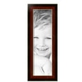 thumbnail image 2 of ArtToFrames 6" x 20" Matte Mahogany with Gold Accent Diploma Picture Frame, 6x20 inch Brown Wood Poster Frame (WOM-5109), 5 Pack, 2 of 6