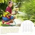 thumbnail image 2 of UPOUART 2Pcs White Plastic Fence for Garden and Yard with UV Protection 11.8x11.8in, 2 of 8