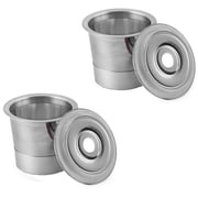 YOTQUSKI 2 Pcs K Cup Reusable, Refillable K Cups for Keurig, K Cup Filters, Food Grade Stainless Steel, Insulated Against the Heat, Easy Clean Mesh Filter