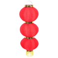 thumbnail image 2 of Red Silk Lantern for Decor Lightweight Durable Suitable Indoors Outdoors 12.5 inches, 2 of 4