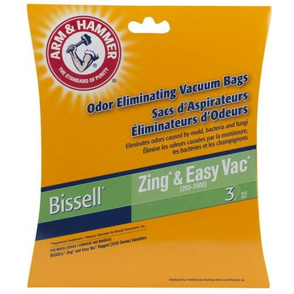 Arm & Hammer Vac Standard Bag Canister Bissell Zing