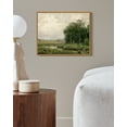 thumbnail image 3 of Drsoum Vintage Landscape Framed Canvas Wall Art Grassland Classic Painting Modern Farmhouse Kitchen Office Decor 8x10in Natural Framed, 3 of 6