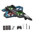 thumbnail image 4 of Avión RC de Espuma con Control Remoto Avión Planeador para Niños Jet de Acrobacia con Giro Completo 360 Grados Luces Integradas y Diseño Estable Adecuado para Principiantes y azul, 4 of 9