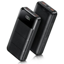 Bwrethay 32000mAh, Portable Power Bank and Charger with Dual USB Ports, Black