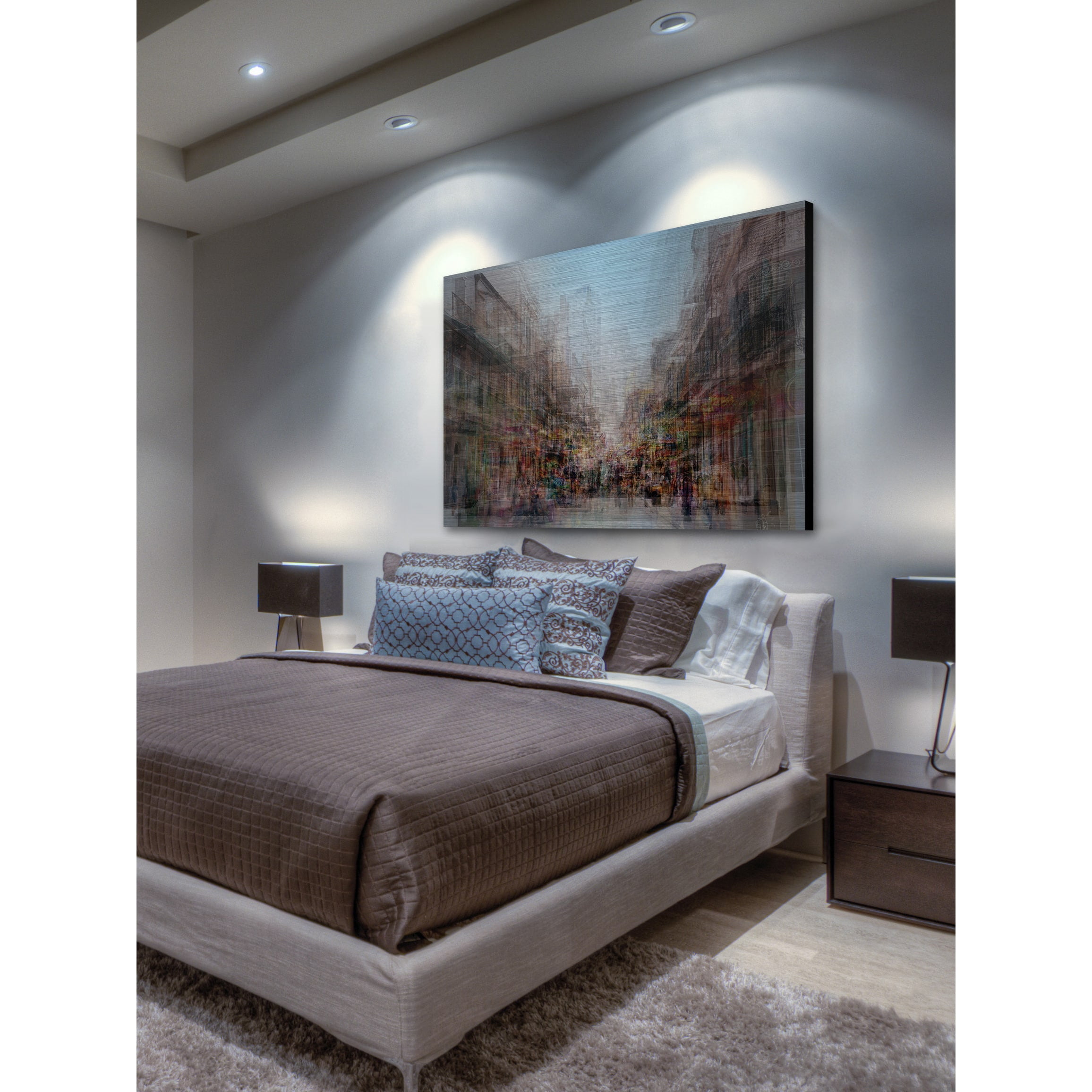 "French Origins" Painting Print on Brushed Aluminum