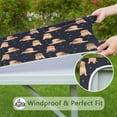 thumbnail image 6 of Goldendoodle Dog Square Fitted Tablecloth with Elastic Edge,Square Table Cover,Washable Elastic Table Cover for Home Kitchen Party Decor 36"x36", 6 of 6