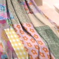 thumbnail image 3 of Pioneer Flower Floral Print Pattern Blanket,Comfortable Soft Flannel Throw Blanket,All Season,Warm Lightweight Blankets for Sofa Bed Couch Living Room Chair,30"x40", 3 of 4