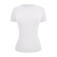 thumbnail image 5 of RMGVDSD Womens Fashion Tops Crop Workout Tops For Women Summer Short Sleeve Gym Athletic Compression Shirts Yoga Workout Basic Tops Dressy Casual Blouses, 5 of 5