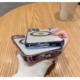 thumbnail image 4 of Funda magnética galvanizada simple para iPhone 13 Mini, tacto metalizado, antideslizante, a prueba de golpes, protección para cámara, antiarañazos y anticaídas., 4 of 5