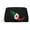 Gold, variant on Travel Makeup Bag Mexico-Flag-Map Wide-open PU Leather Cosmetic Toiletry Pouch with Dividers & Zipper for Women Gold