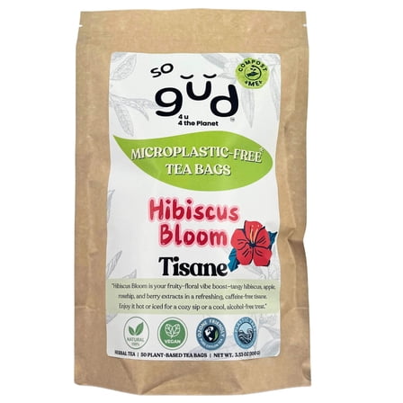Hibiscus Bloom Tisane | Plant-based Tea Bags