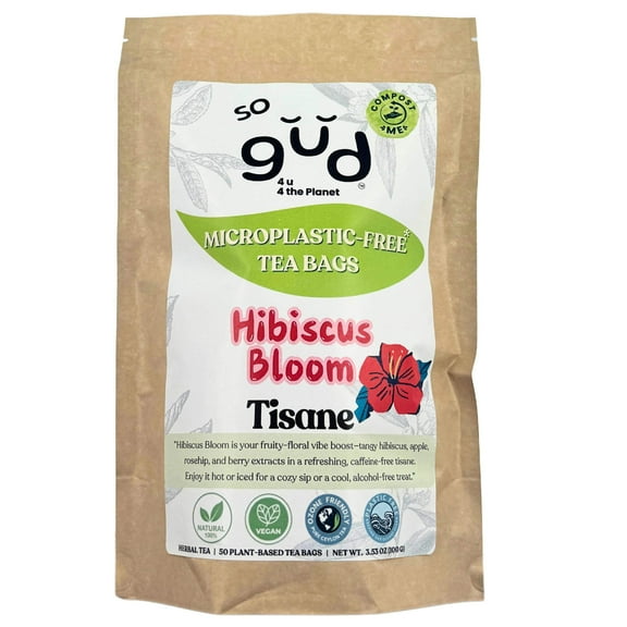 Hibiscus Bloom Tisane | Plant-based Tea Bags