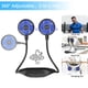 thumbnail image 4 of Ventilador de cuello HandFan recargable 5000 mAh portátil negro 26 horas, 4 of 7