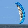 thumbnail image 4 of ZMKIAG Large Parachute Stunt Kite Beach Toys 98.43 inch/2.5 m, Camping & Hiking Perfect Trainer Kite Power to Your Children, Easy to Fly and Convenient to Use, 4 of 8